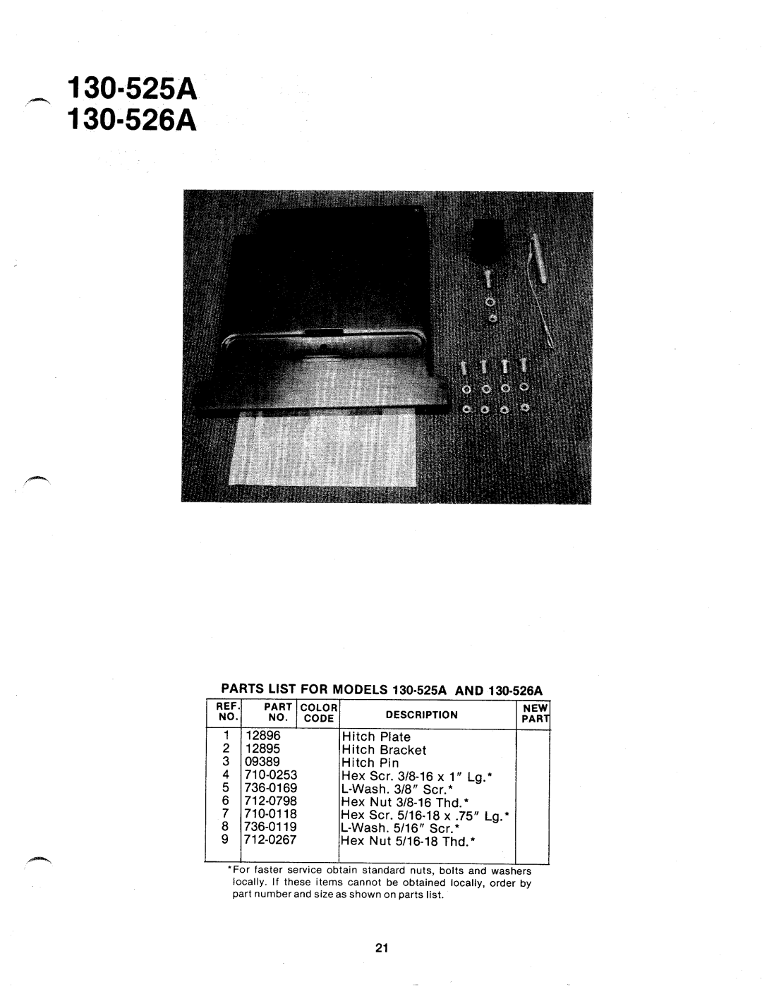 MTD 130-526A, 130-525A manual 