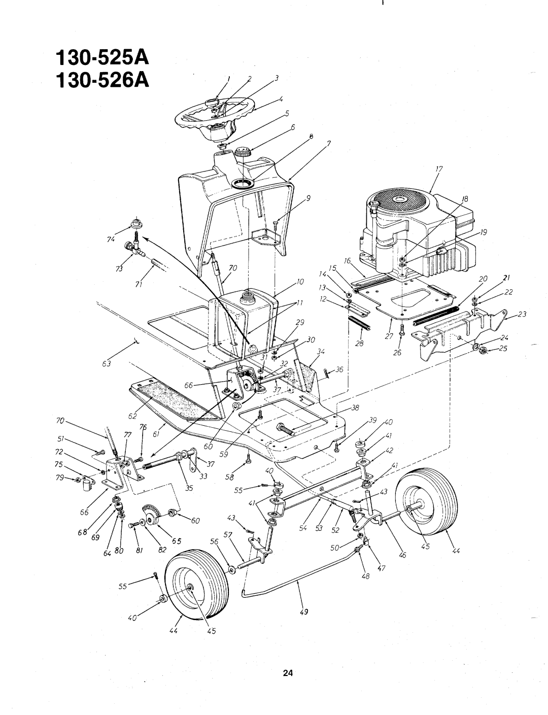 MTD 130-525A, 130-526A manual 