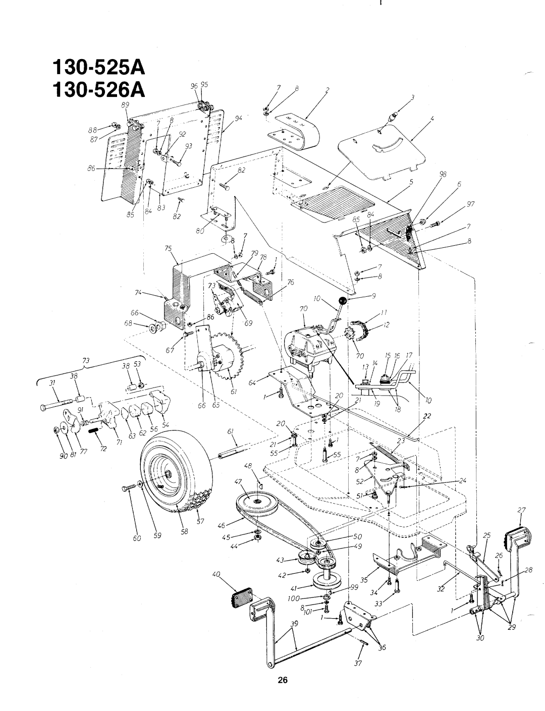 MTD 130-525A, 130-526A manual 