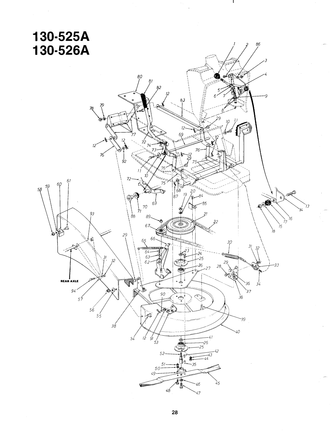 MTD 130-525A, 130-526A manual 