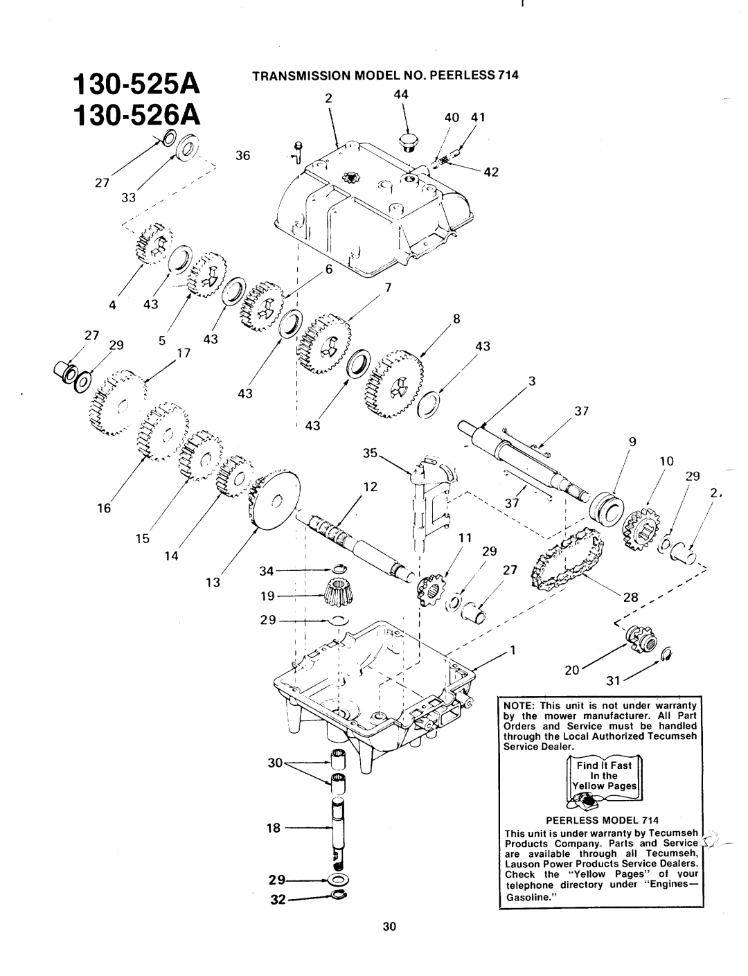 MTD 130-525A, 130-526A manual 