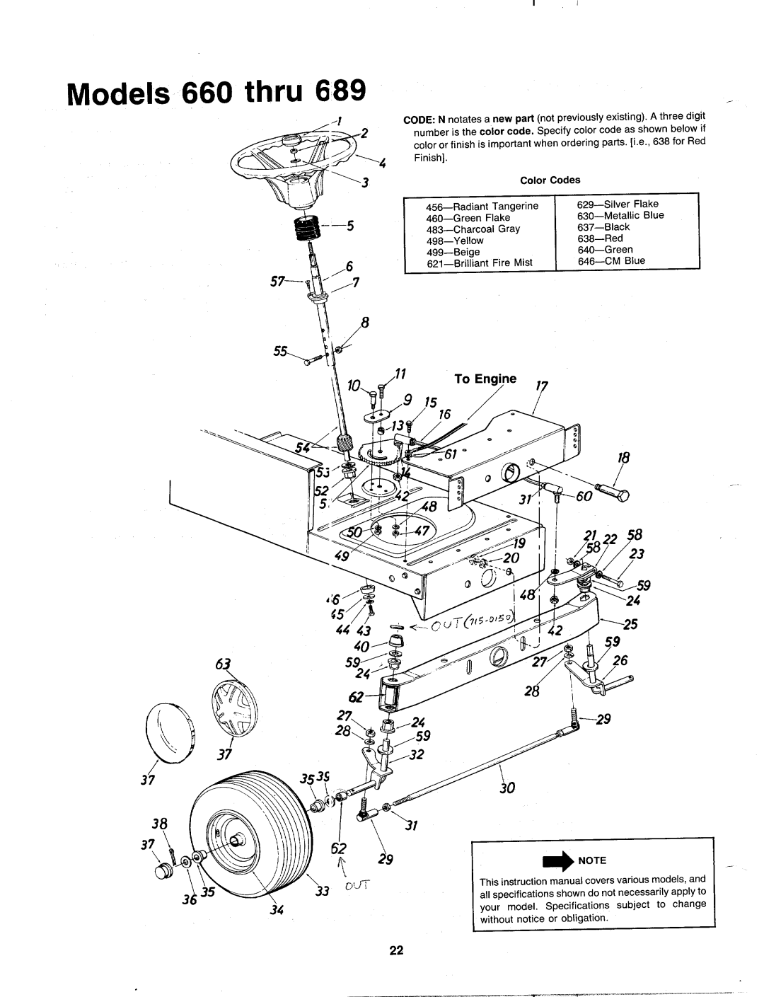 MTD 130-689-000, 130-660-000 manual 