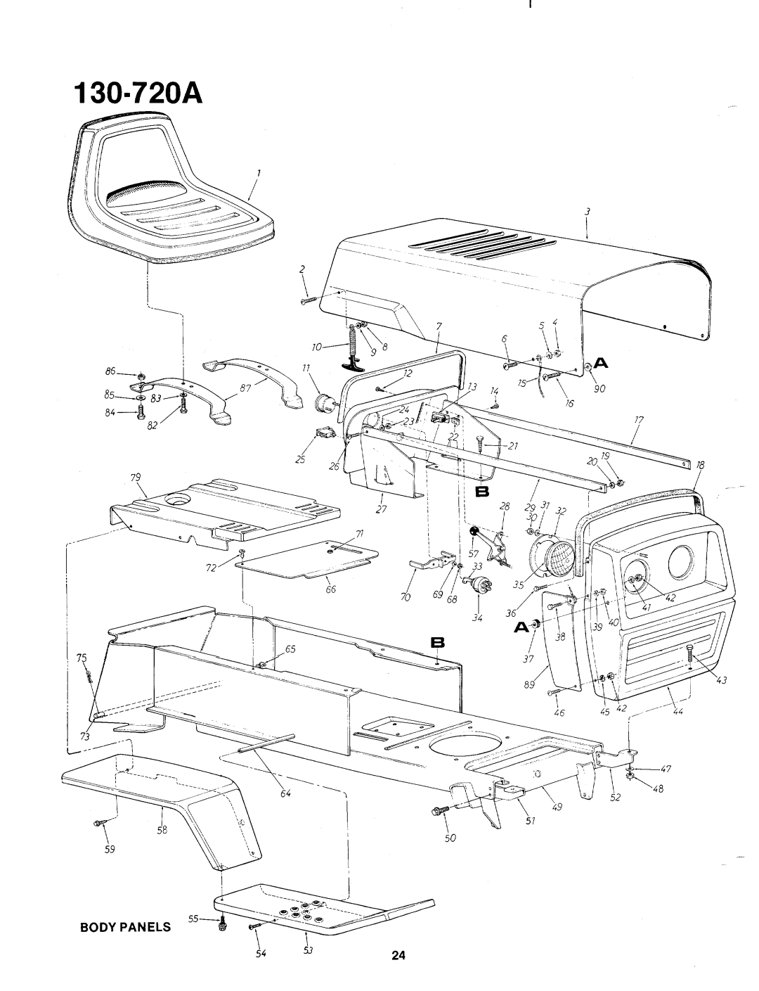 MTD 130-720A manual 