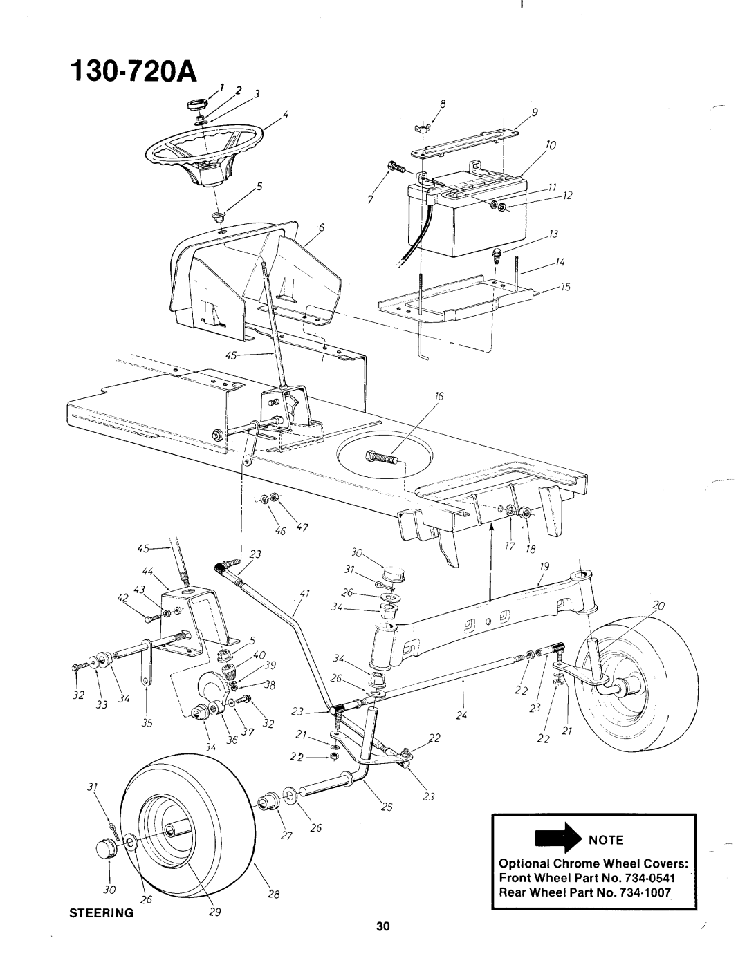 MTD 130-720A manual 