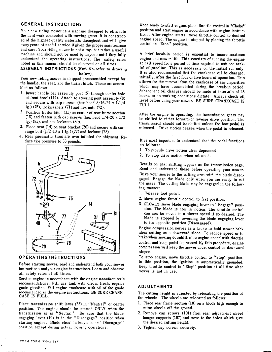 MTD 131-340 manual 