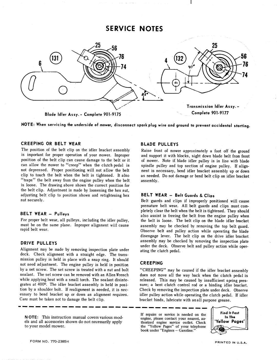 MTD 131-340 manual 