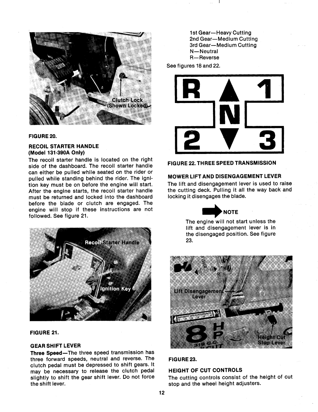 MTD 131-395A, 131-390A manual 