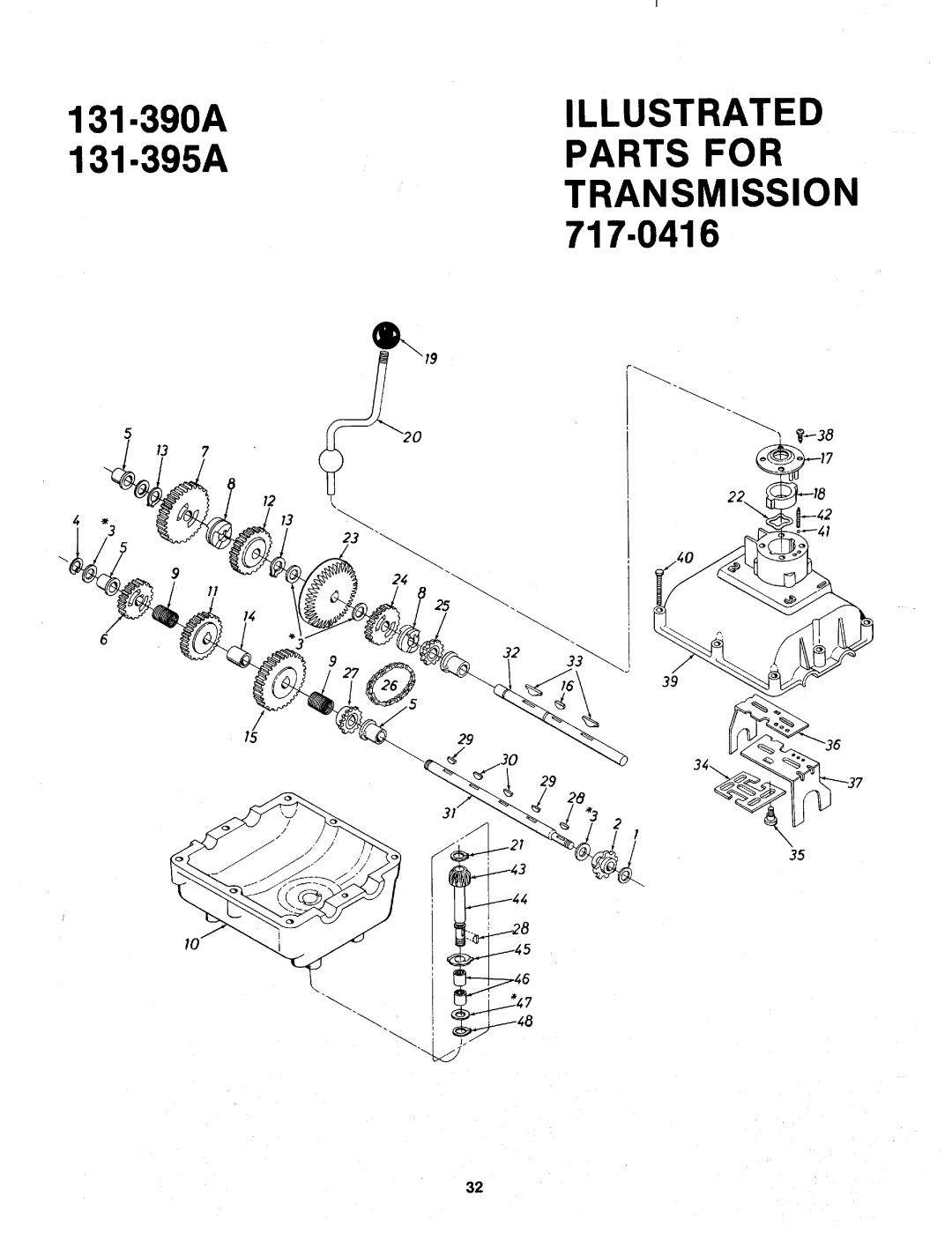 MTD 131-395A, 131-390A manual 