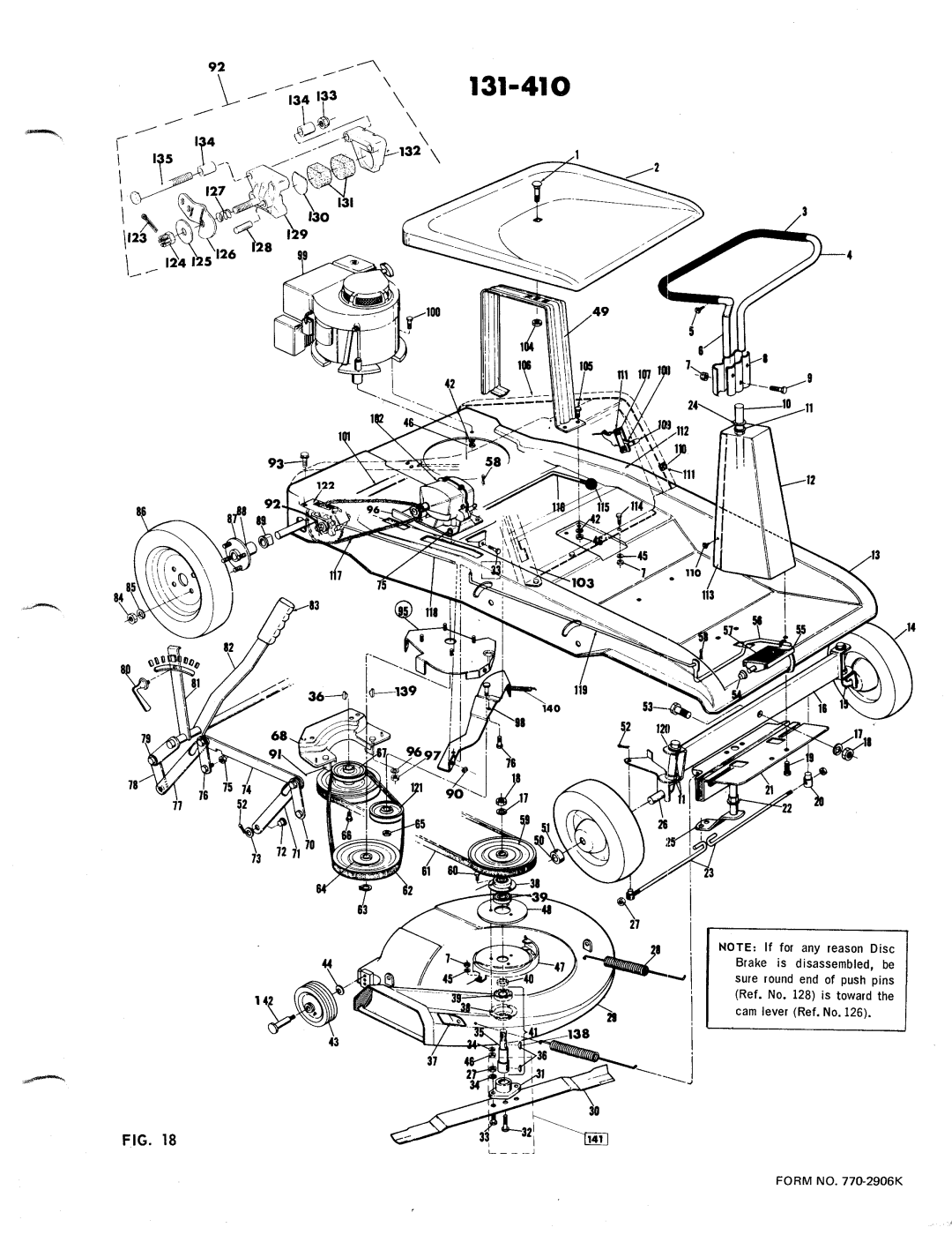 MTD 131-410 manual 