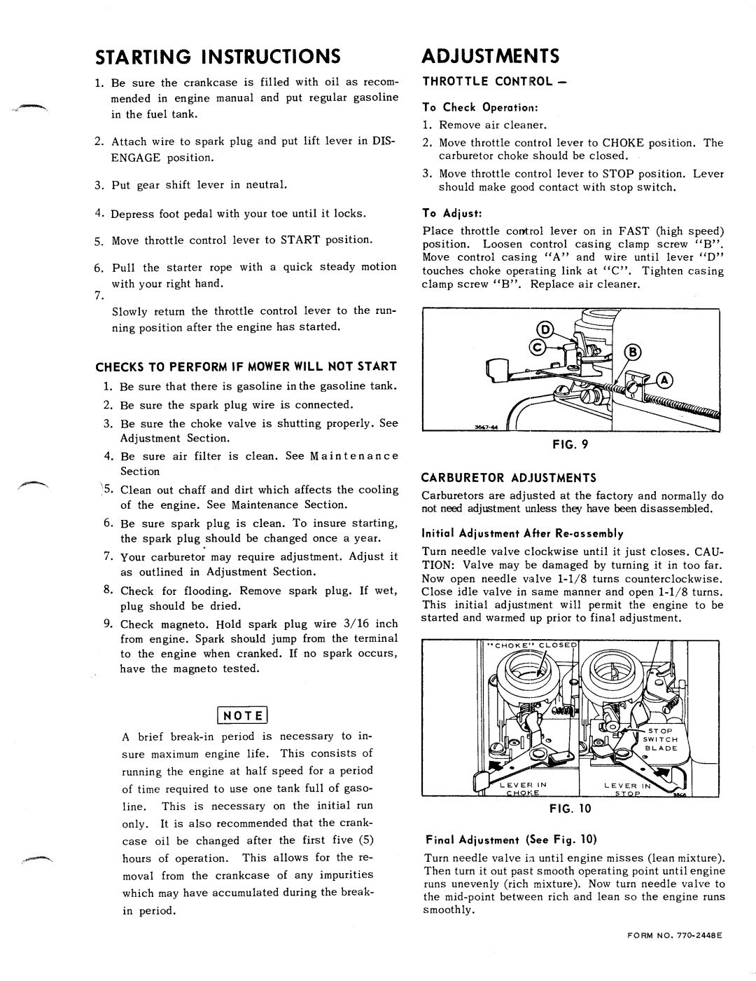 MTD 131-410 manual 