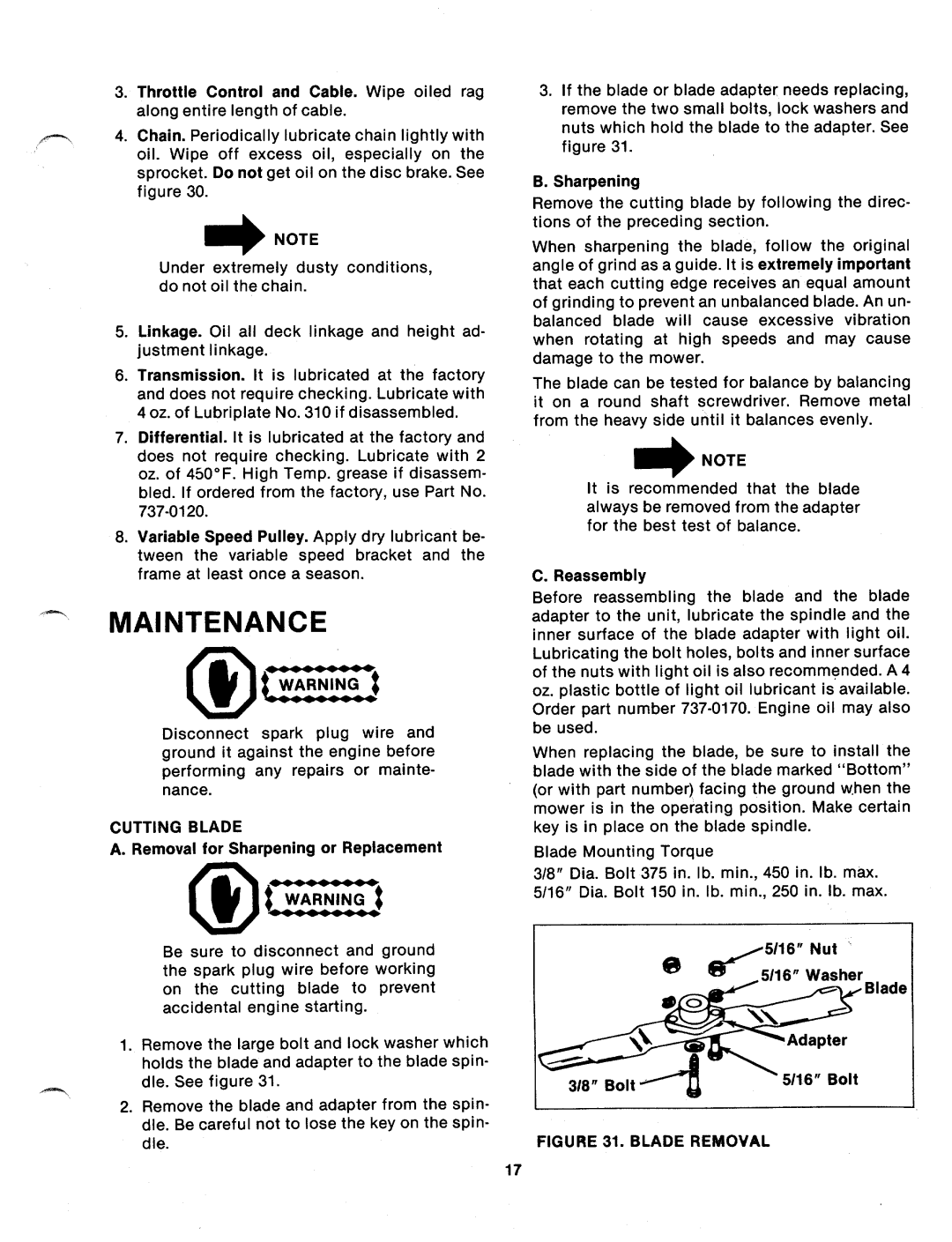 MTD 131-412A manual 