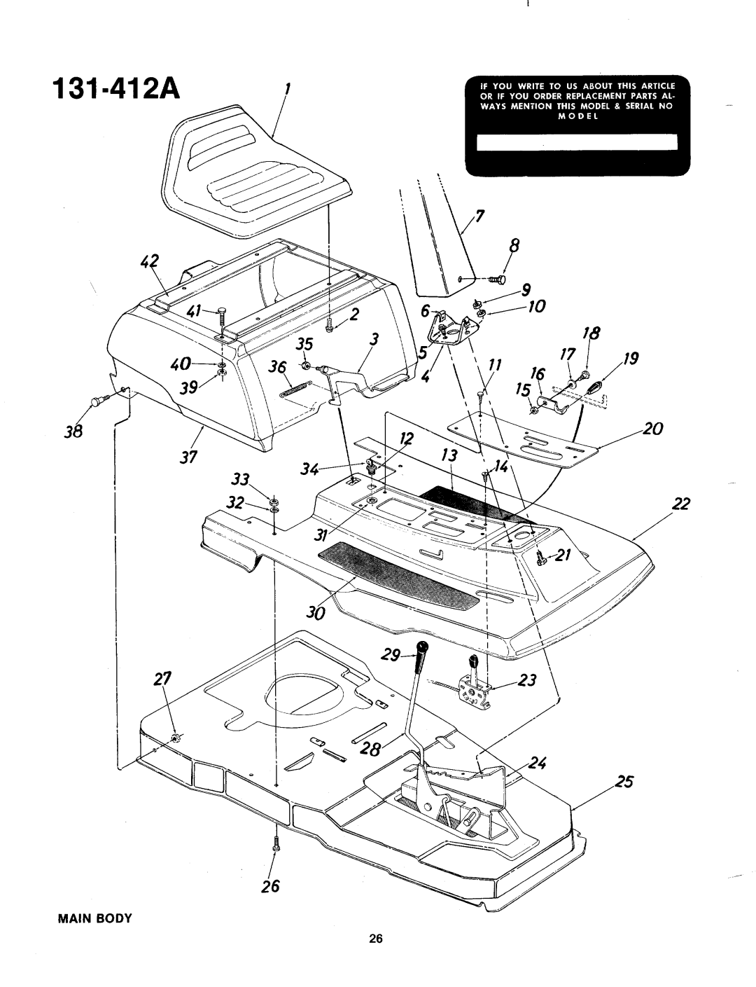 MTD 131-412A manual 