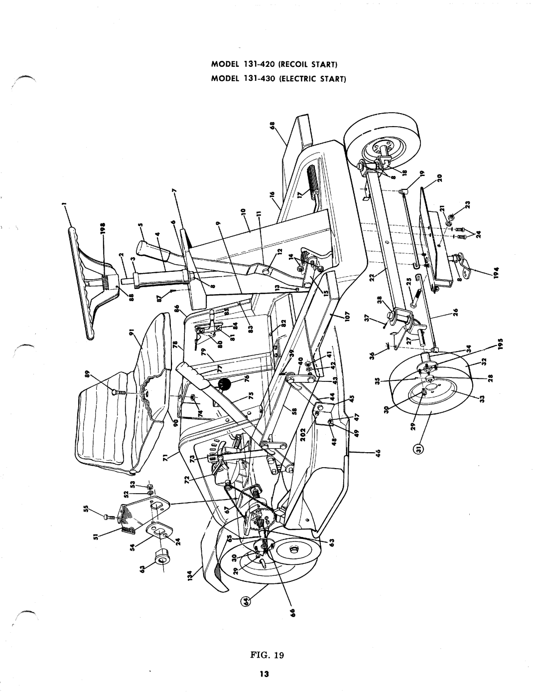 MTD 131-420, 131-430 manual 