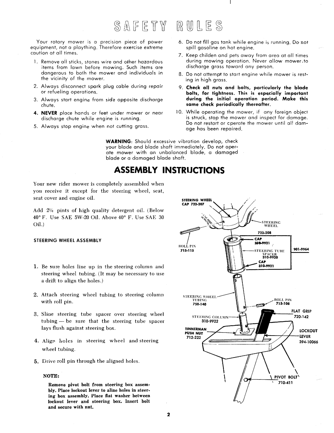 MTD 131-430, 131-420 manual 