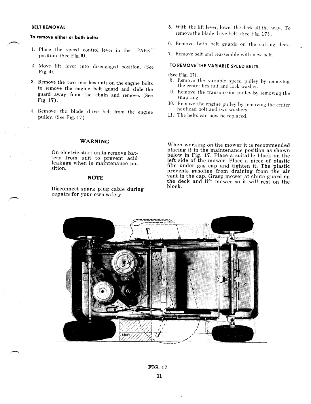 MTD 131-425, 131-435 manual 