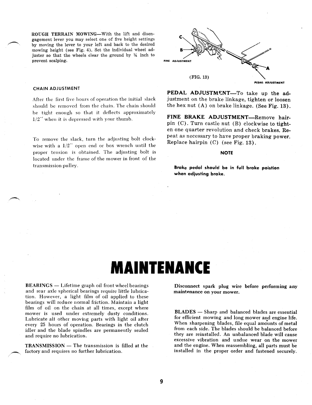 MTD 131-425, 131-435 manual 