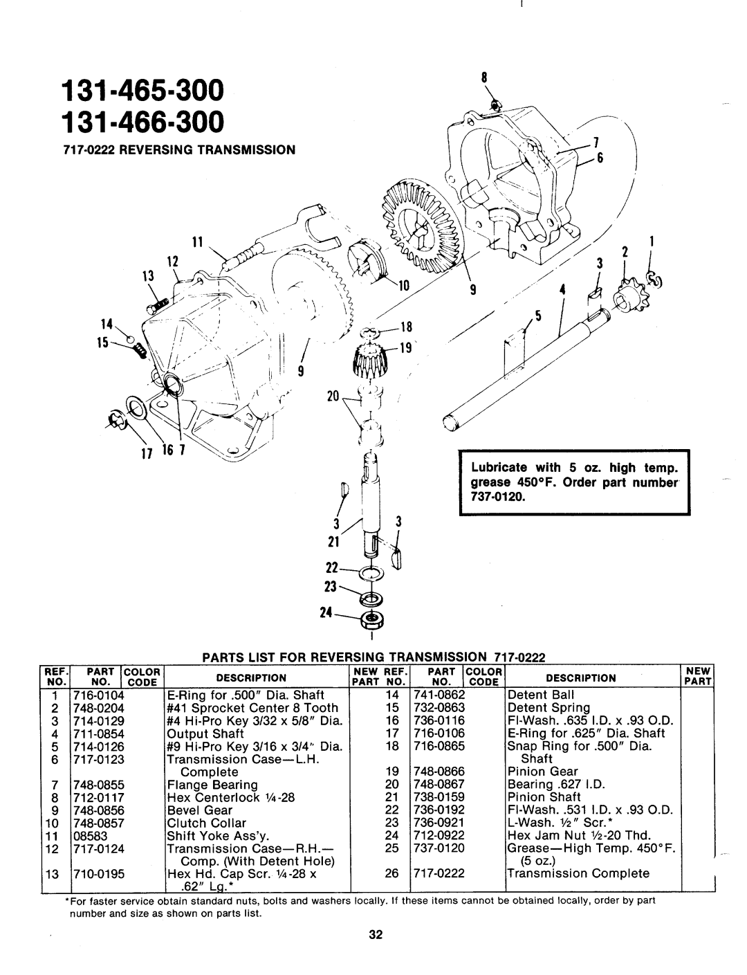 MTD 131-465A, 131-466-300, 131-466A, 131-465-300 manual 