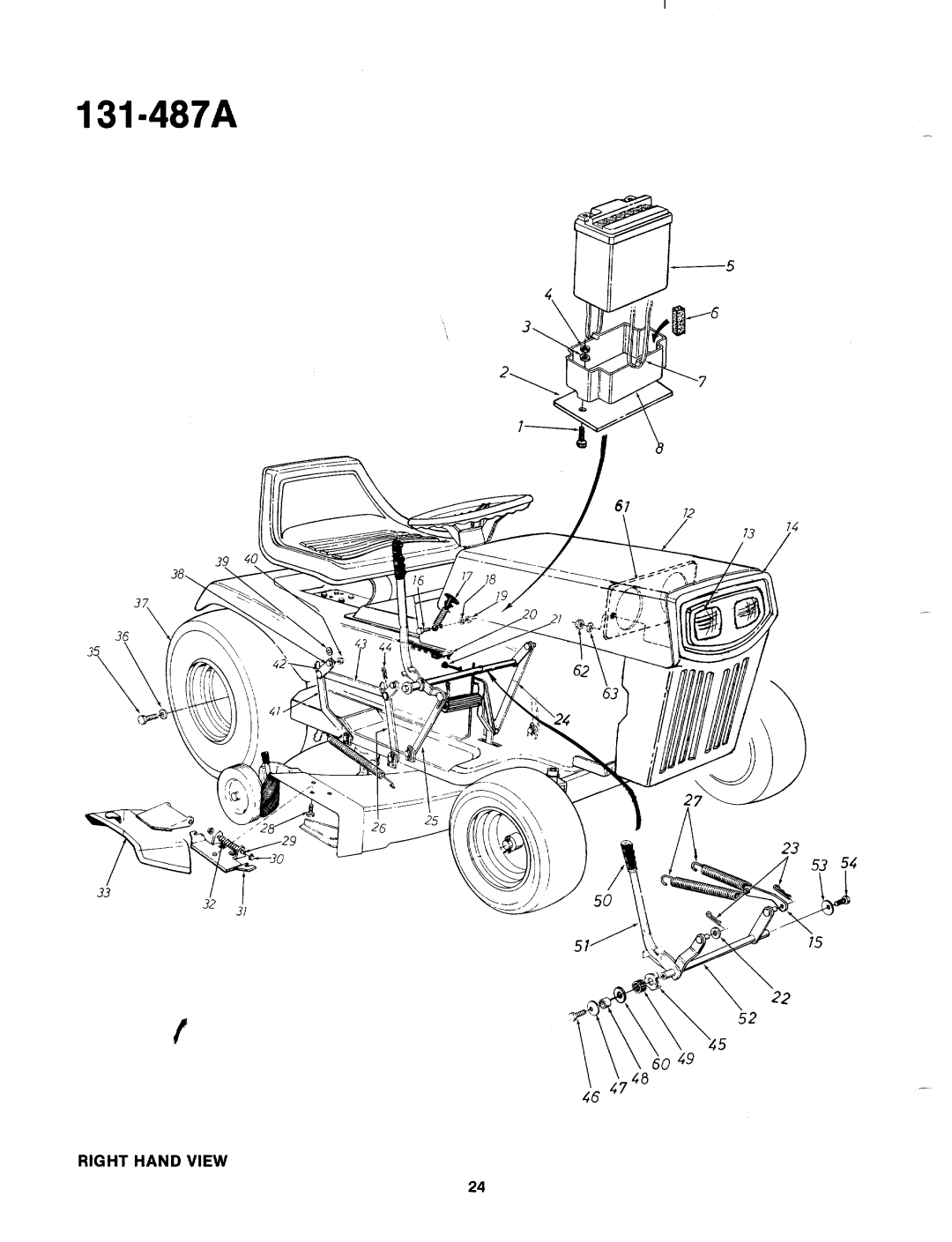 MTD 131-487A, 131-487-300 manual 