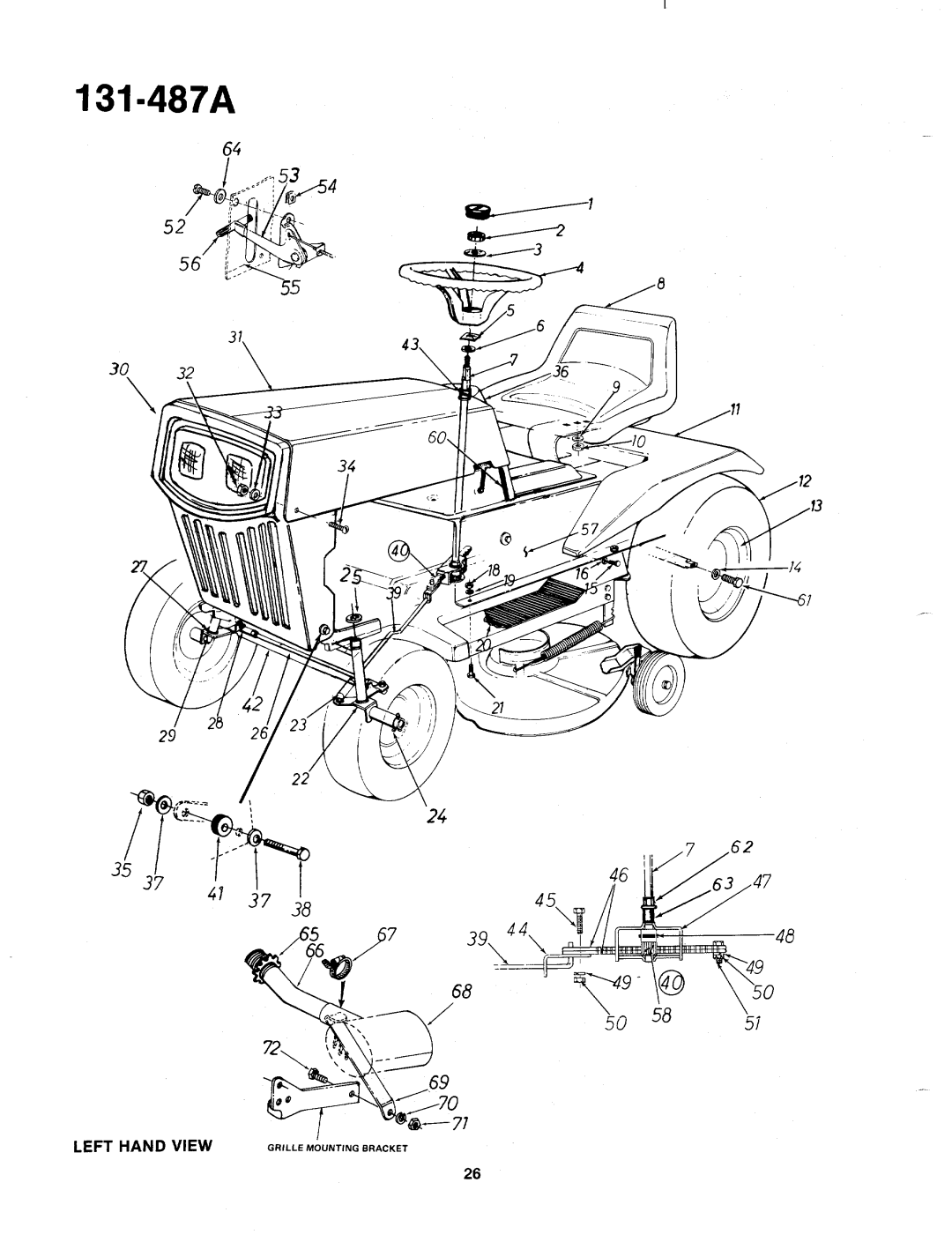 MTD 131-487A, 131-487-300 manual 