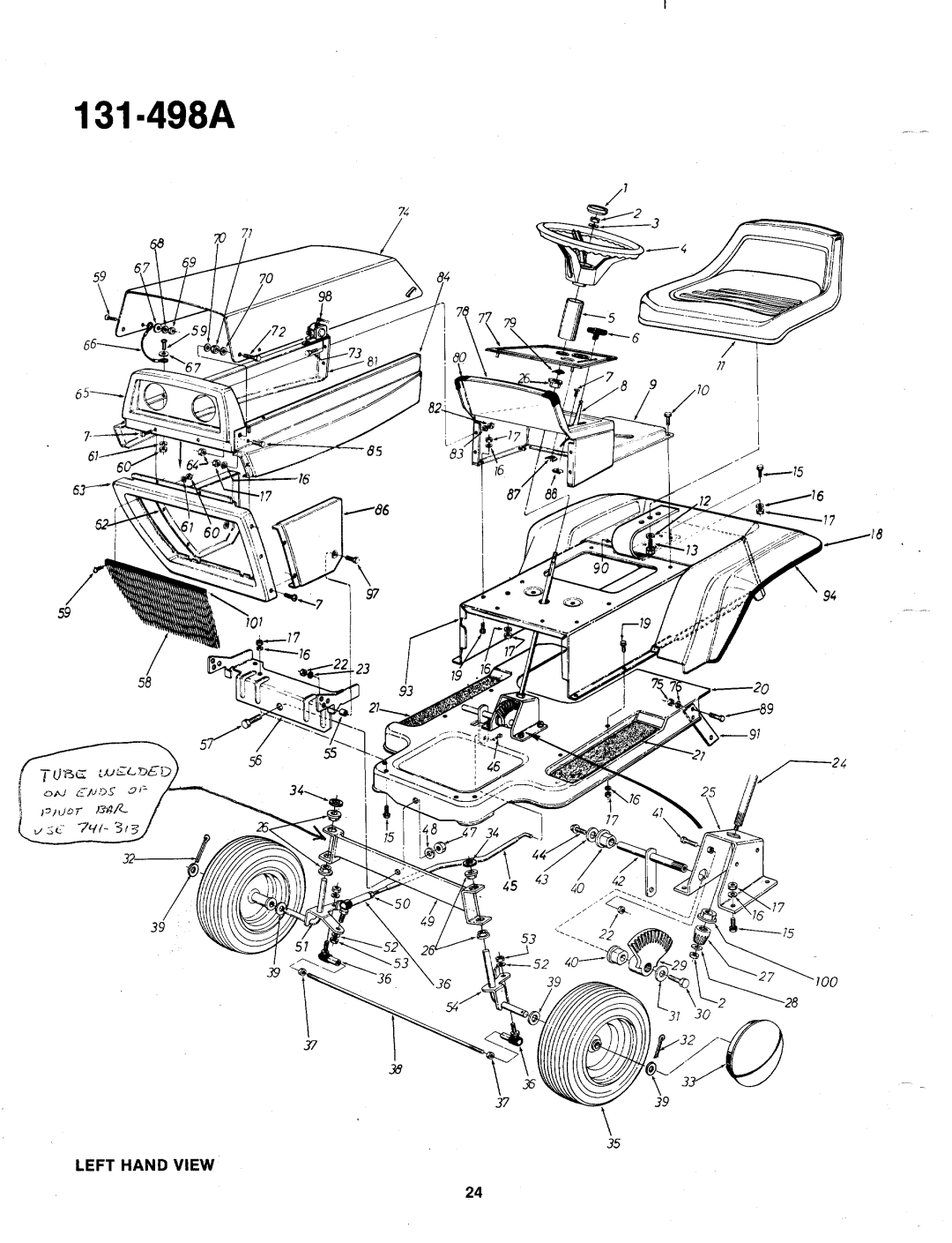 MTD 131-498A manual 