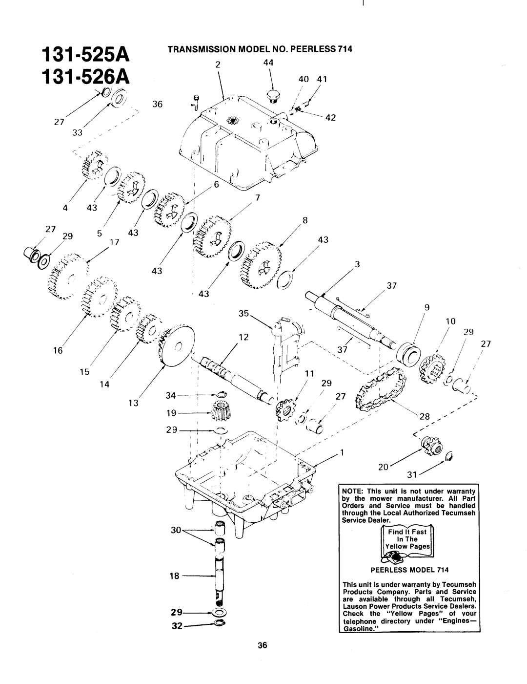 MTD 131-525A, 131-526A manual 