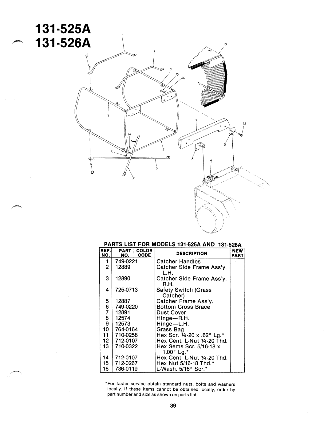 MTD 131-526A, 131-525A manual 