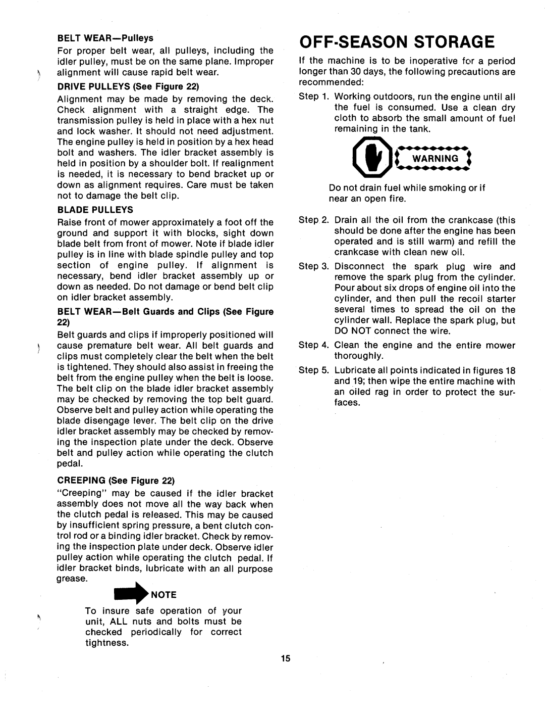 MTD 132-360A manual 