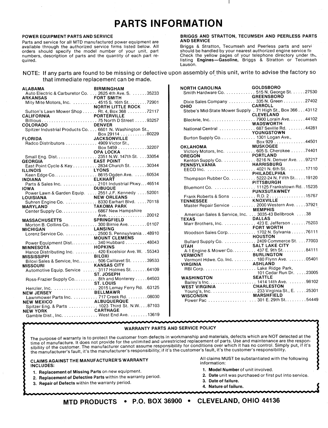 MTD 132-400A, 132-400-300 manual 