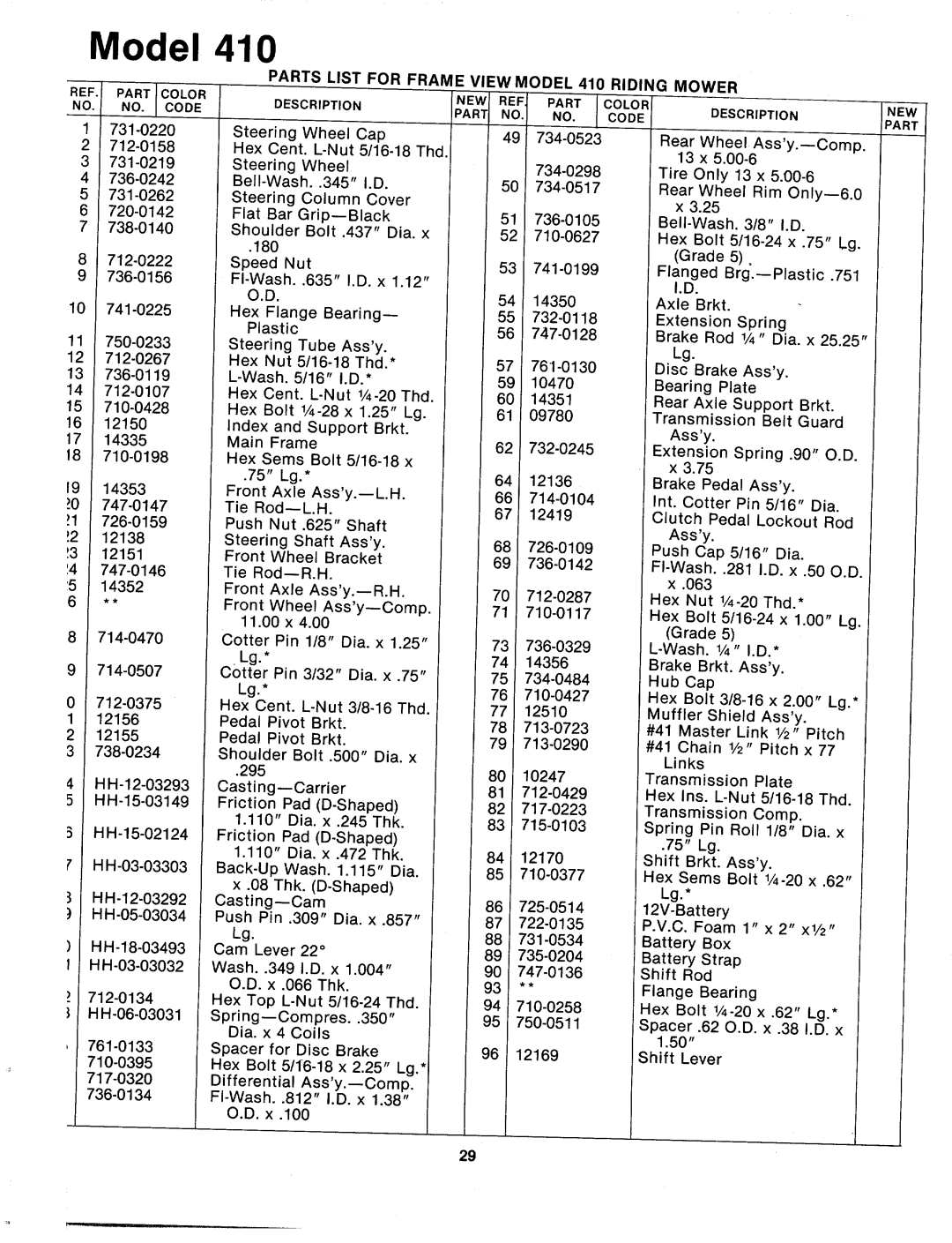 MTD 132-410A manual 