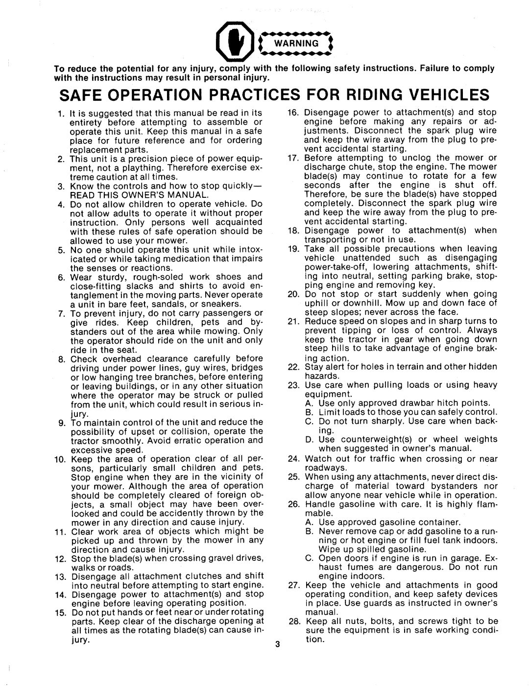 MTD 132-412A manual 