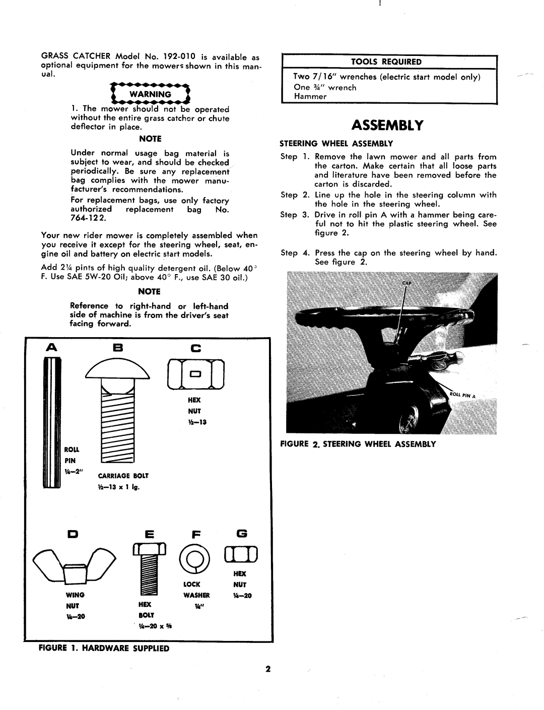 MTD 132-465, 132-460, 132-470, 132-475 manual 