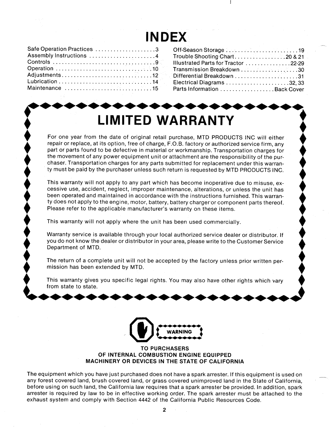 MTD 132-465-300, 132-466A, 132-465A, 132-466-300 manual 