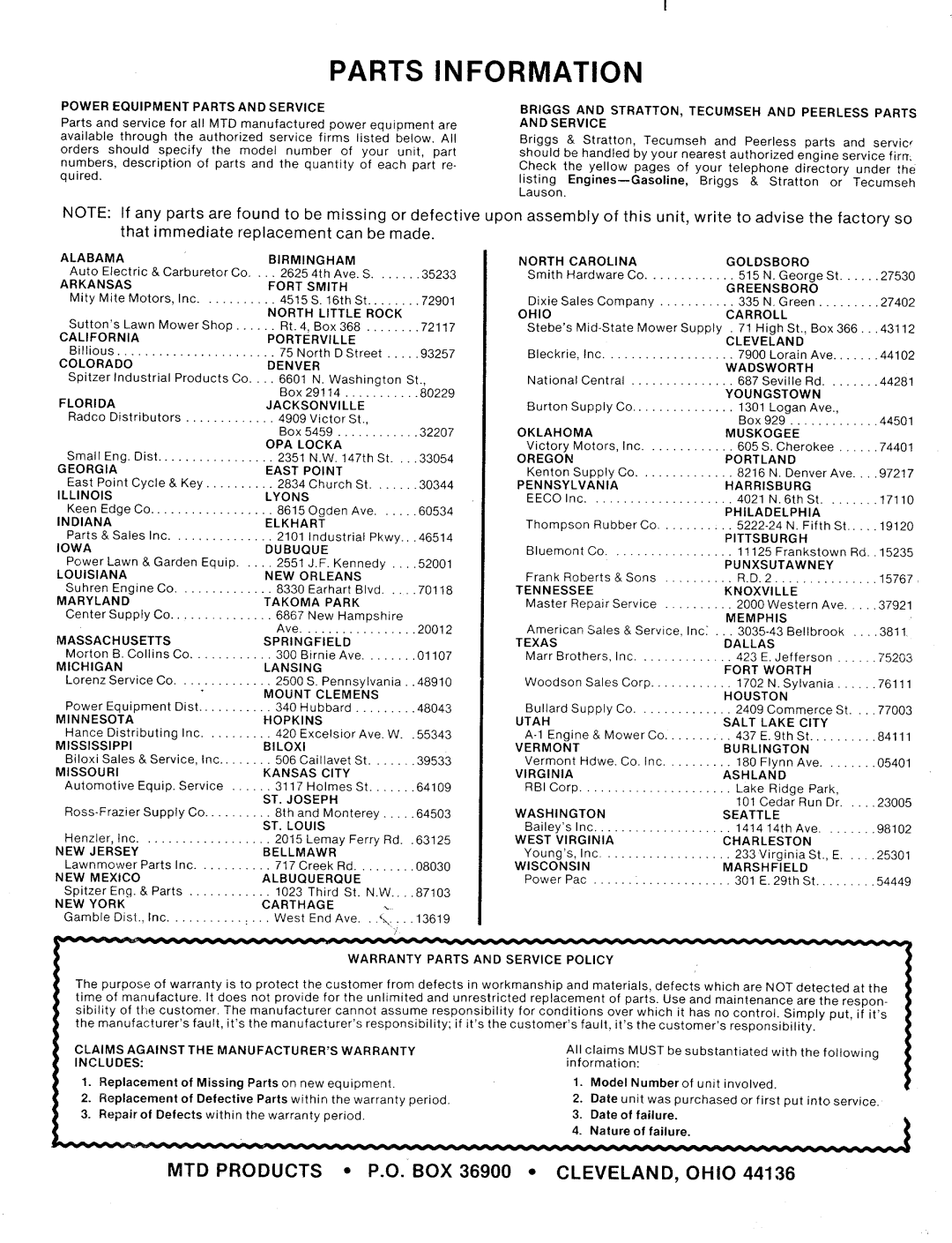 MTD 132-466-300, 132-466A, 132-465A, 132-465-300 manual 