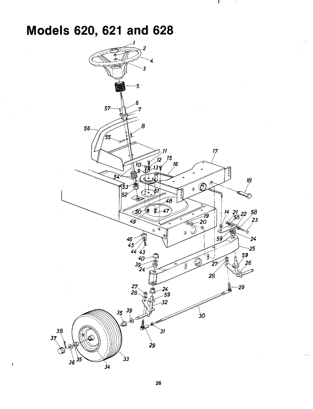 MTD 132-628A, 132-621A, 132-620A manual 