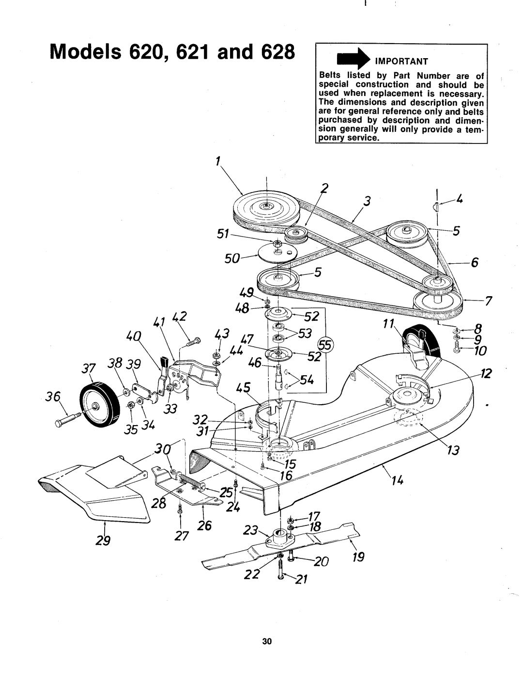 MTD 132-621A, 132-620A, 132-628A manual 