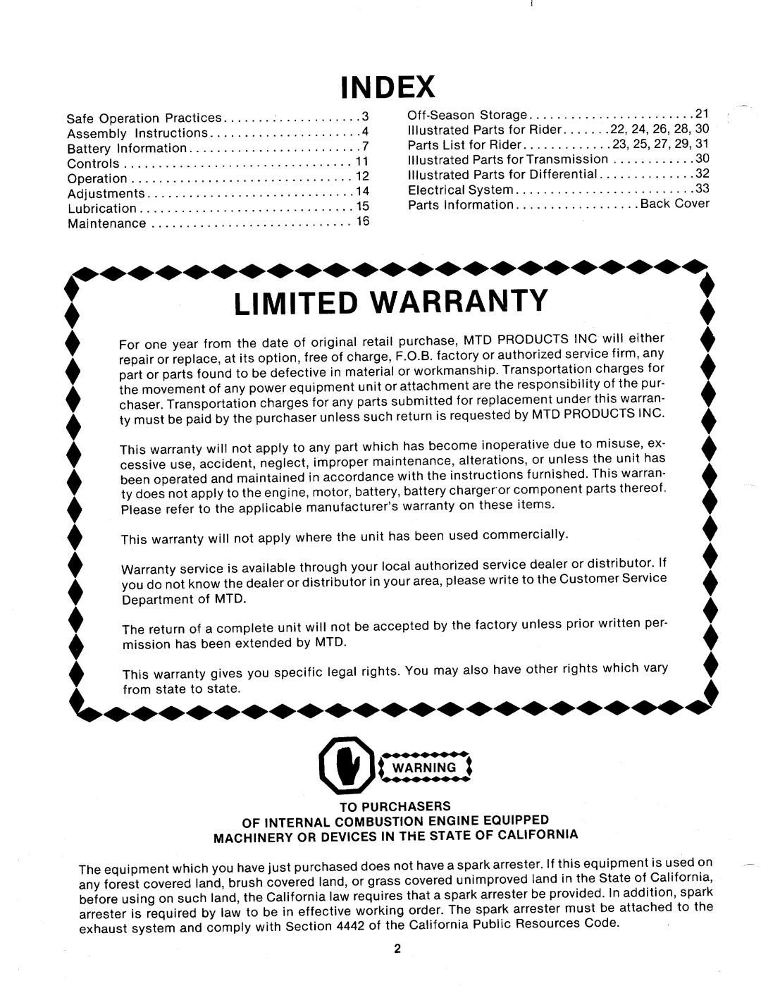 MTD 132-796A manual 