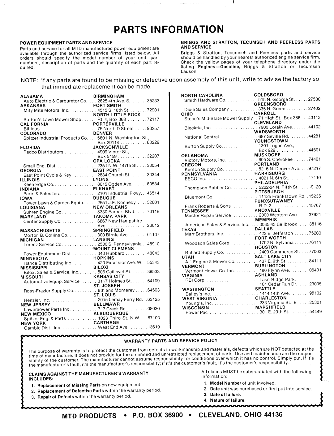 MTD 132-796A manual 