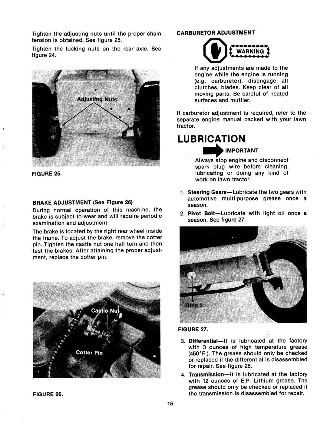 MTD 133-395A, 133-390A manual 