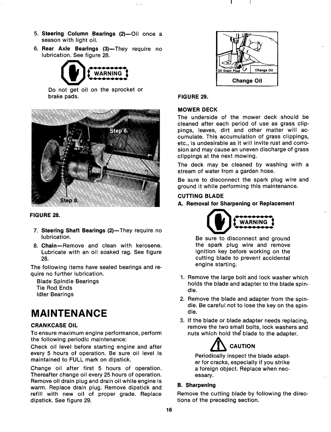 MTD 133-390A, 133-395A manual 