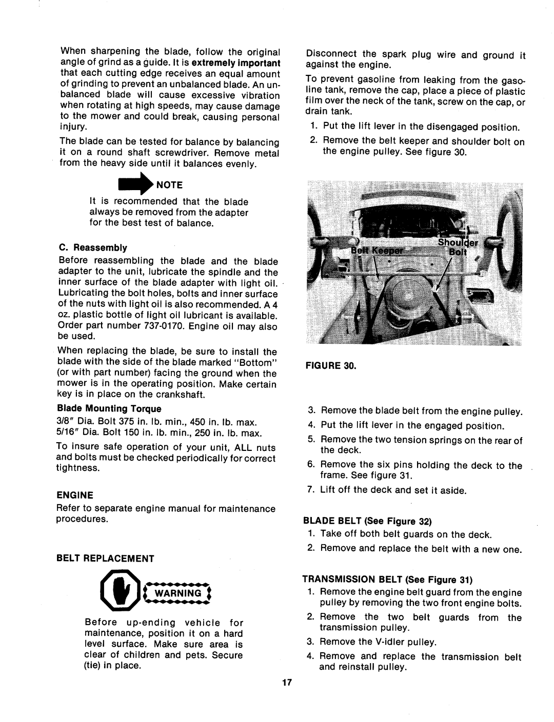 MTD 133-395A, 133-390A manual 