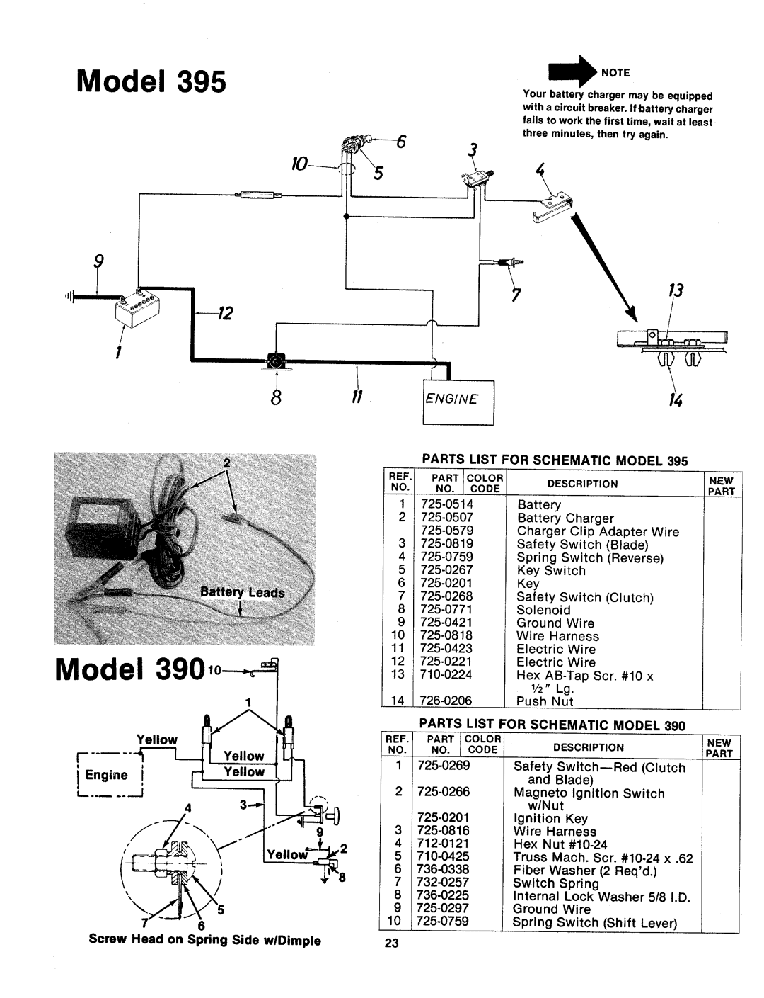 MTD 133-395A, 133-390A manual 