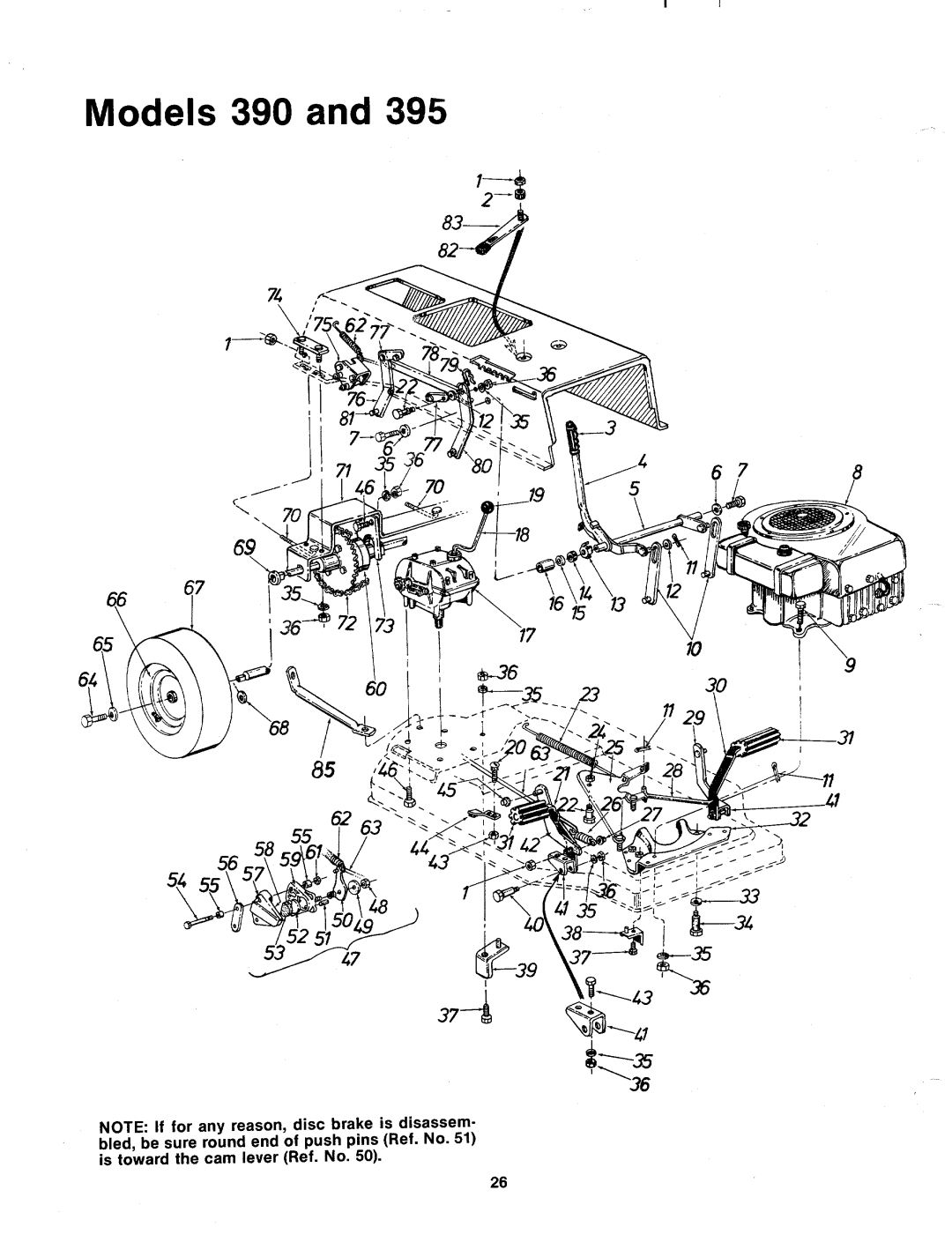 MTD 133-390A, 133-395A manual 