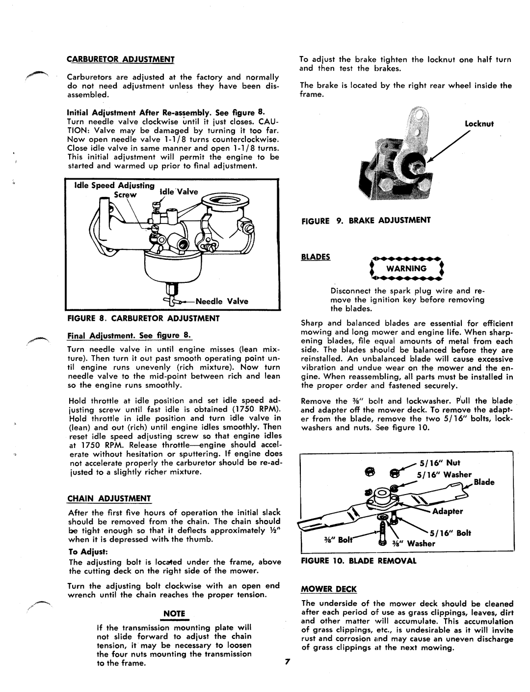 MTD 133-430, 133-435, 133-434 manual 