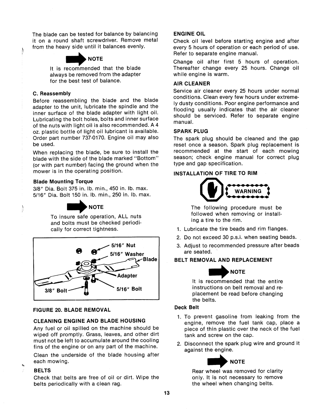 MTD 133-500A manual 