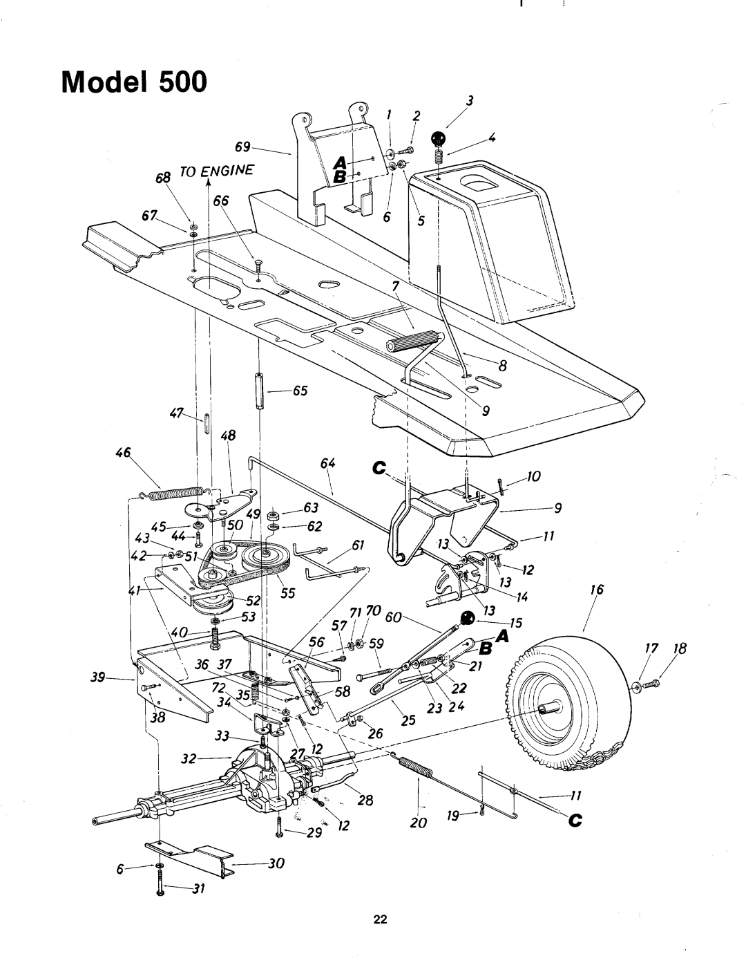 MTD 133-500A manual 