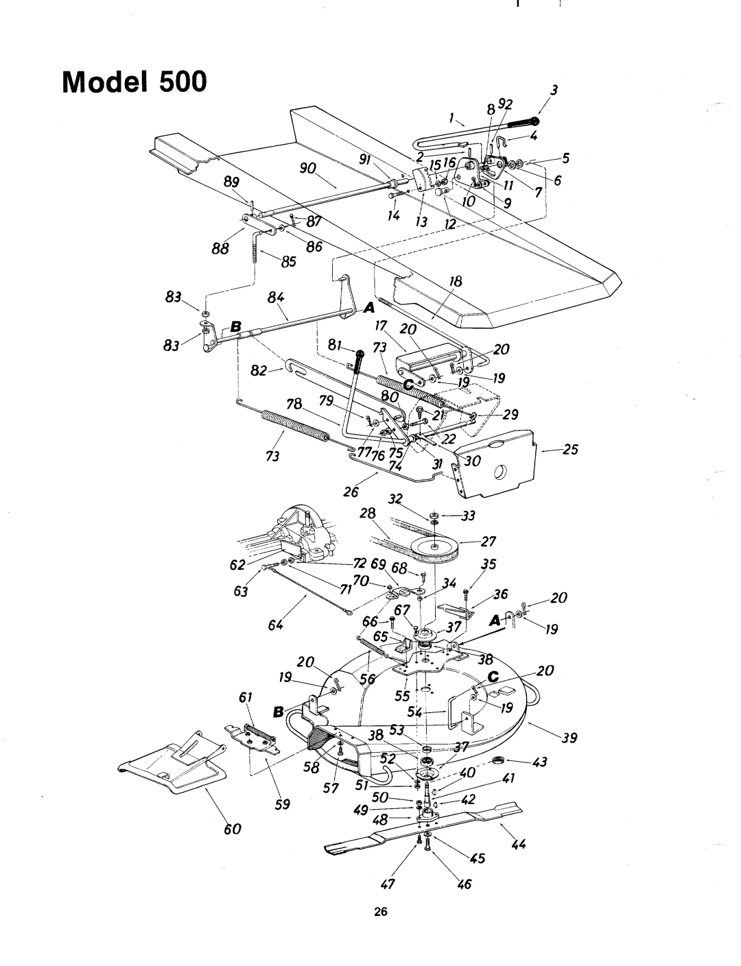 MTD 133-500A manual 