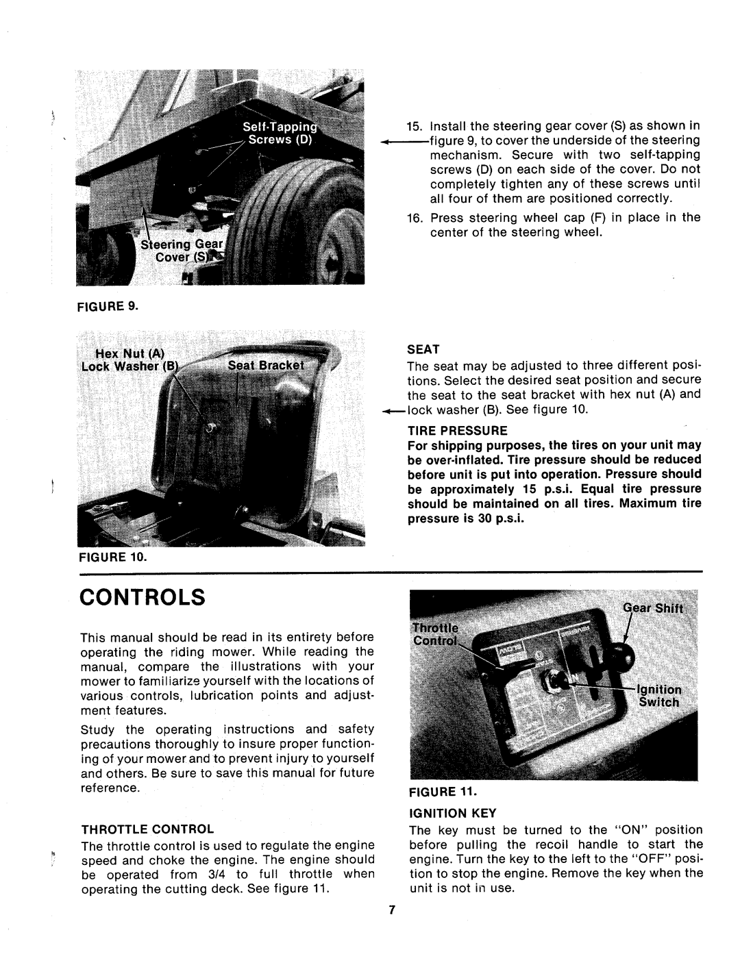 MTD 133-500A manual 