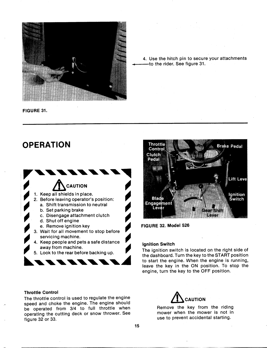 MTD 133-526A, 133-528A manual 