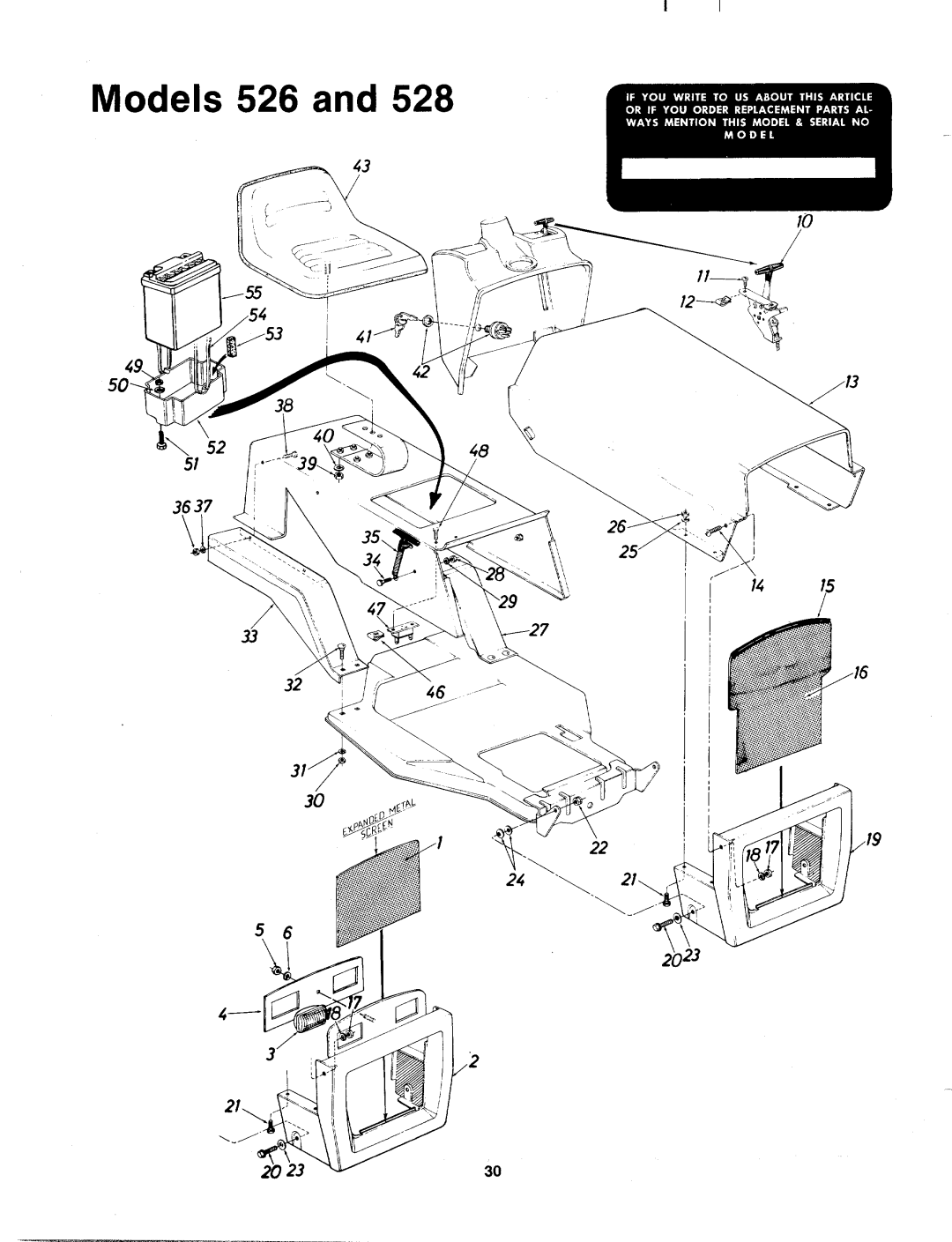 MTD 133-528A, 133-526A manual 