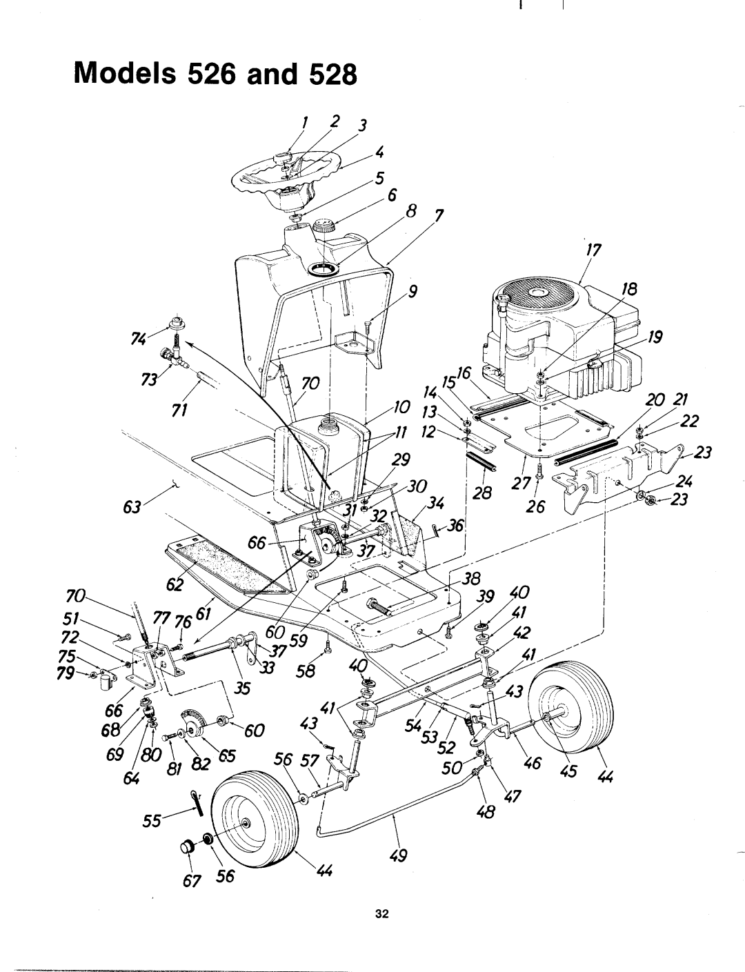 MTD 133-528A, 133-526A manual 